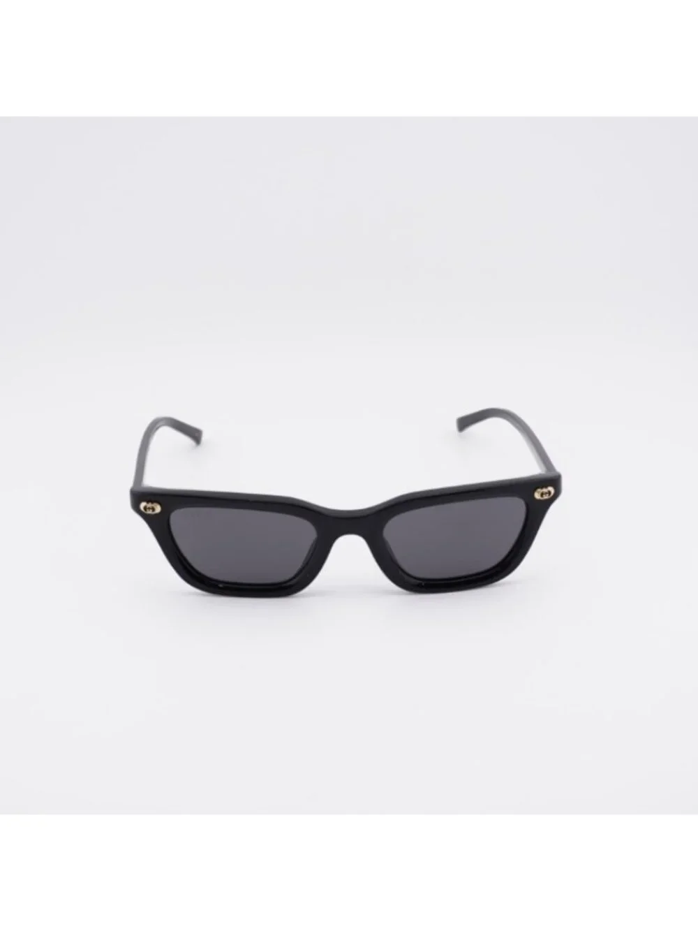 Gucci GG1944S 001 Sunglasses Black Rectangle Frame, Grey Lenses